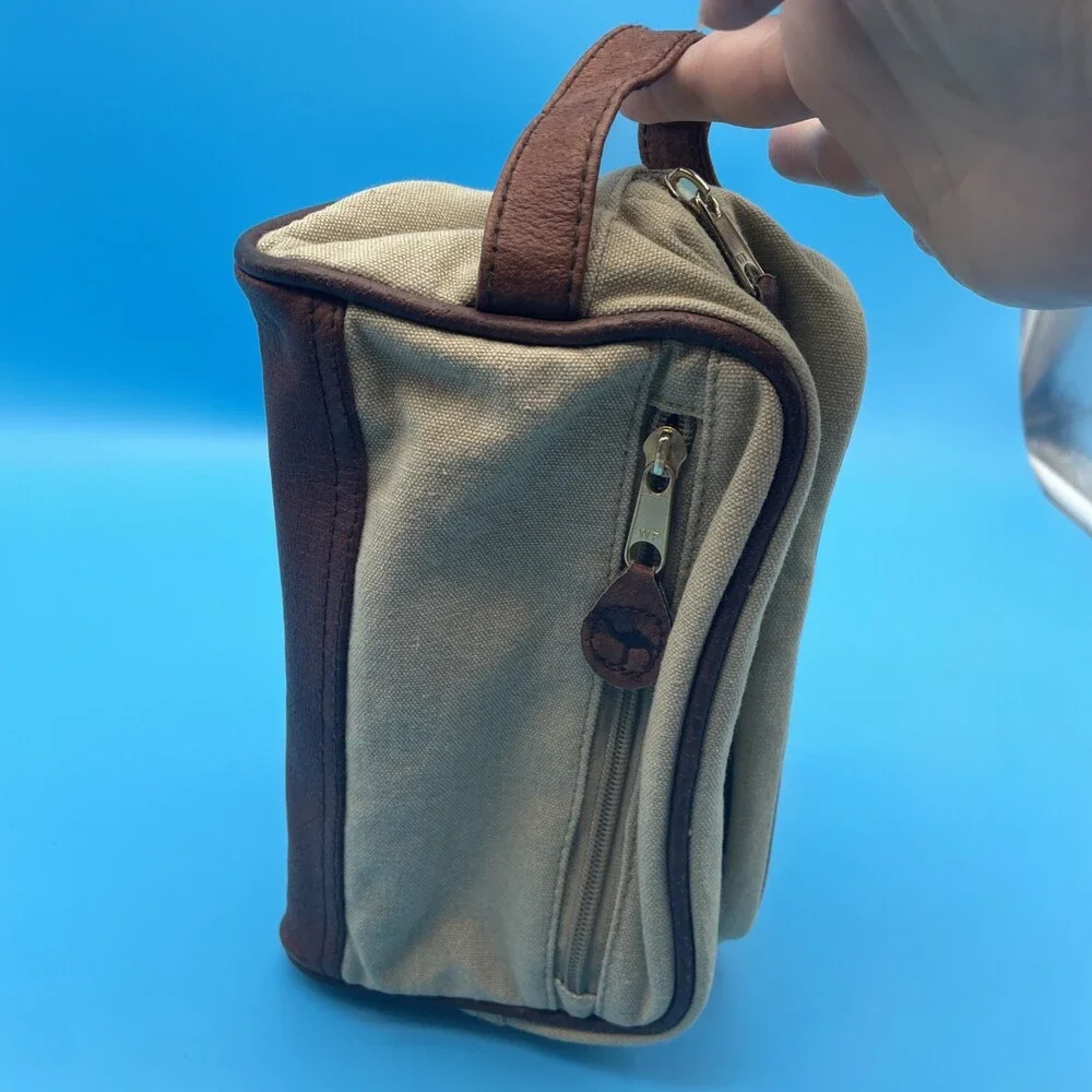 Blue Claw canvas leather
